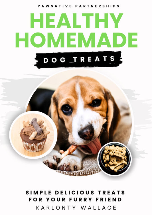 Introducing Healthy Homemade Dog Treats E-book - a delicious and nutritious way to give your furry friends a health boost. This comprehensive guide offers easy-to-follow recipes made with natural ingredients, helping you give your dogs a tasty treat without compromising on their health. Start giving your pup the best today!