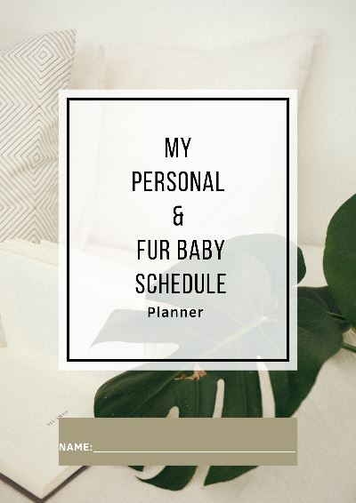 The Your Personal & Fur Baby Schedule Planner is designed to help you stay organized and on top of your pet’s daily needs. This planner allows you to easily create and share a daily routine for your fur baby, including meals, exercise, playtimes, and more. Keep your days stress-free with this detailed and organized planner.